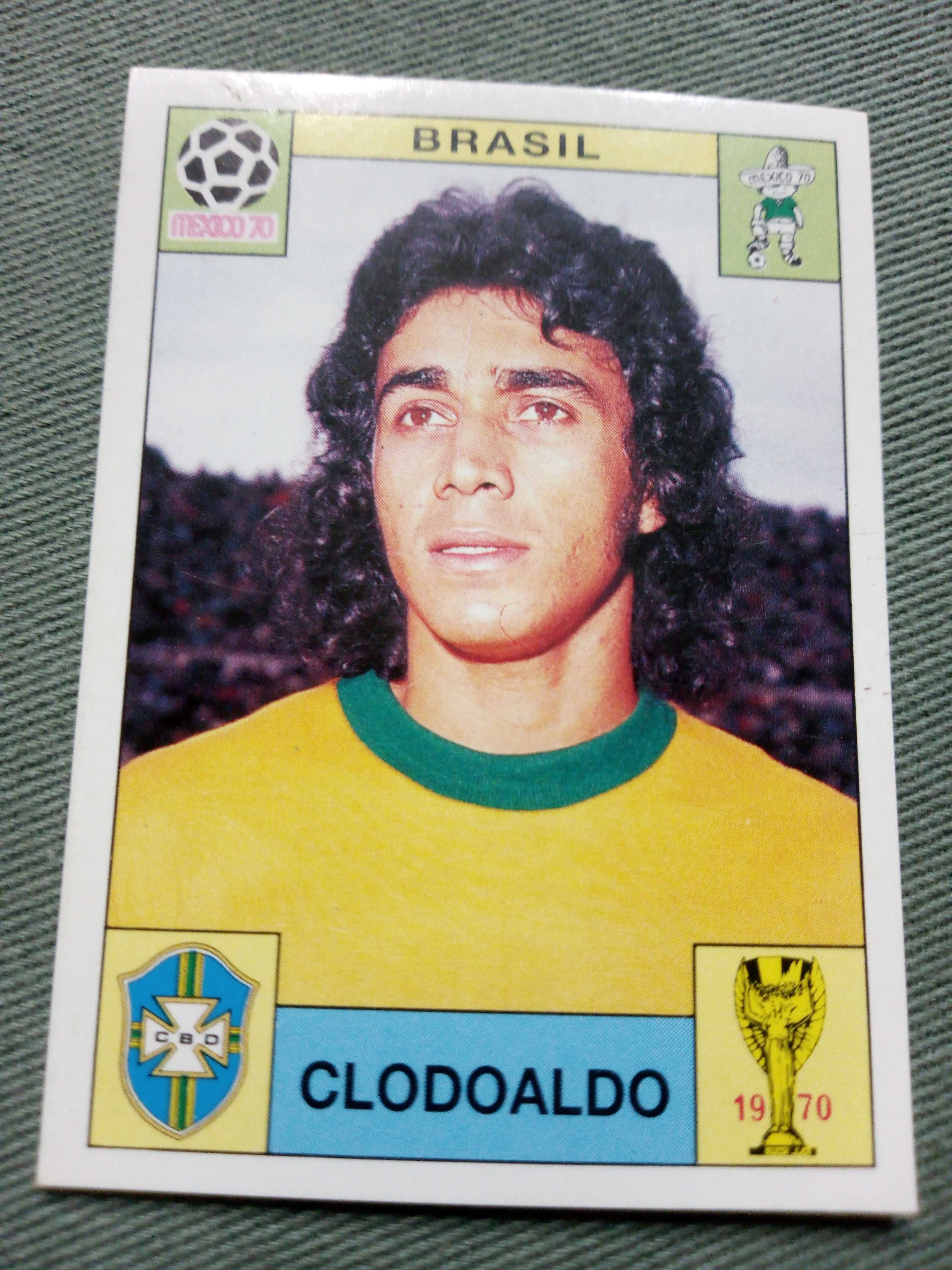 Cromo Panini World Cup Story de Clodoaldo no Mundial 70