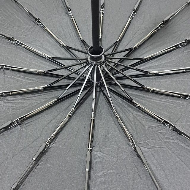 Зонт мужской 16 карбоновых спиц 102см  автомат антиветер
