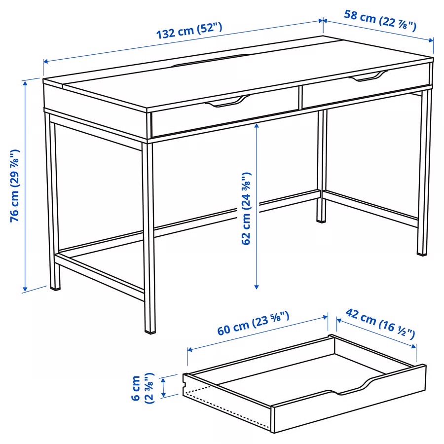 Biurko Ikea Alex