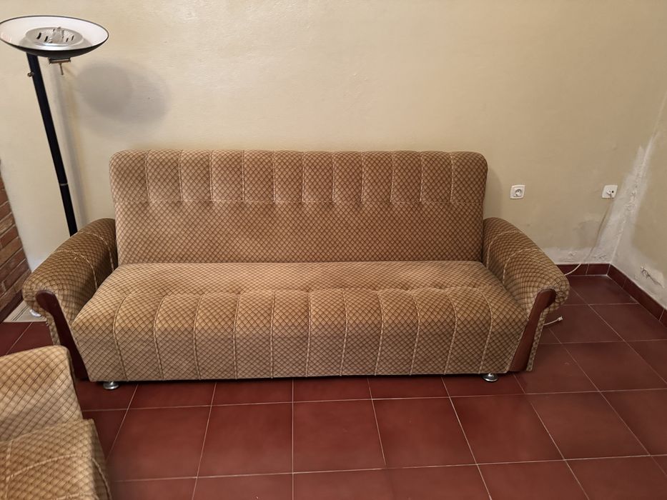 Sofas antigos (conjunto e individual)