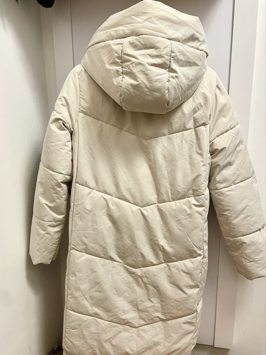 Beżowa, pikowana kurtka zimowa Reserved