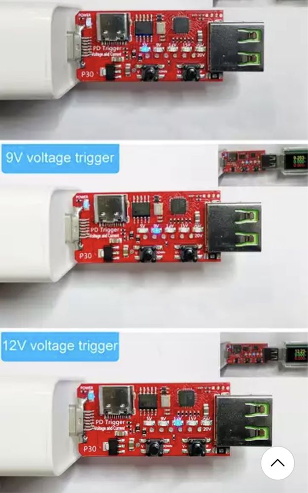 HiDANCE PD протокол тригер 5V 9V 12V 15V 20V powebank