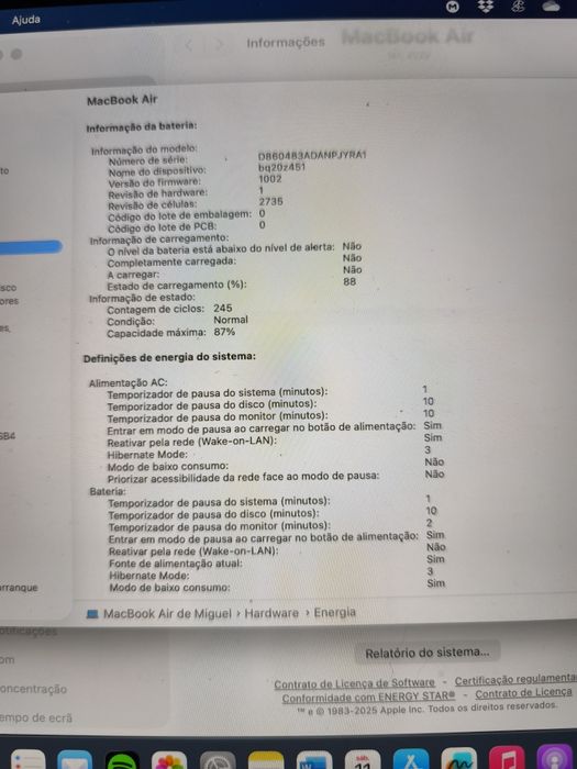 MacBook air M1 2020