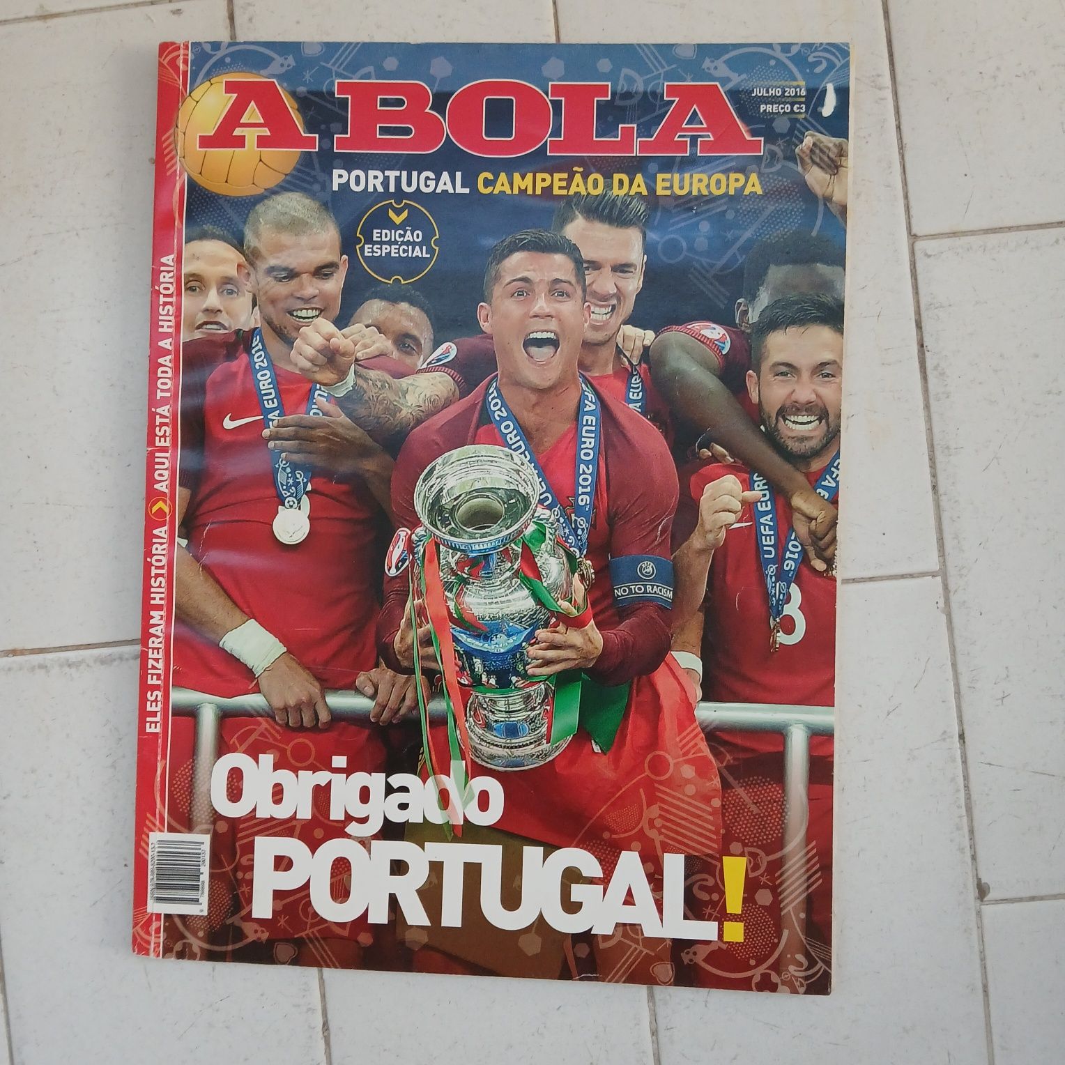 Edição especial A Bola Euro 2016