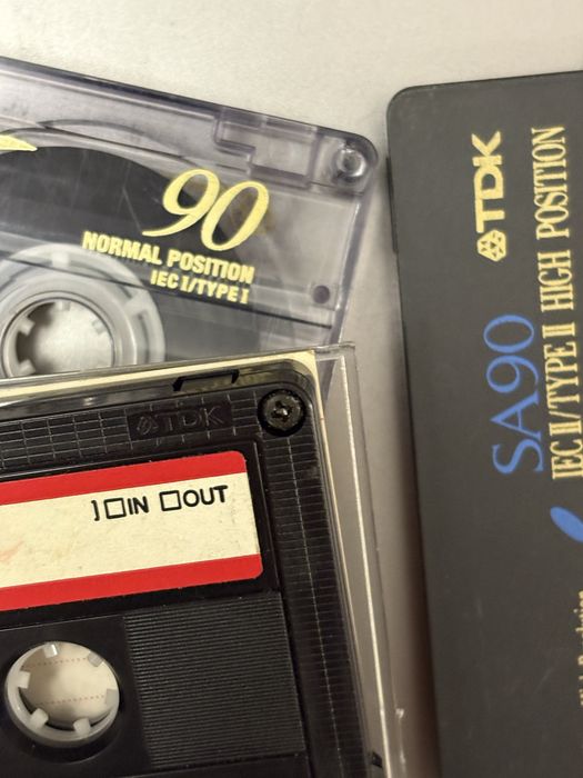 касети TDK лот: TDK SA 90 хром та дві Fe