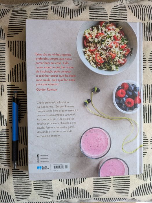 Livro "Comida fit", Gordon Ramsey