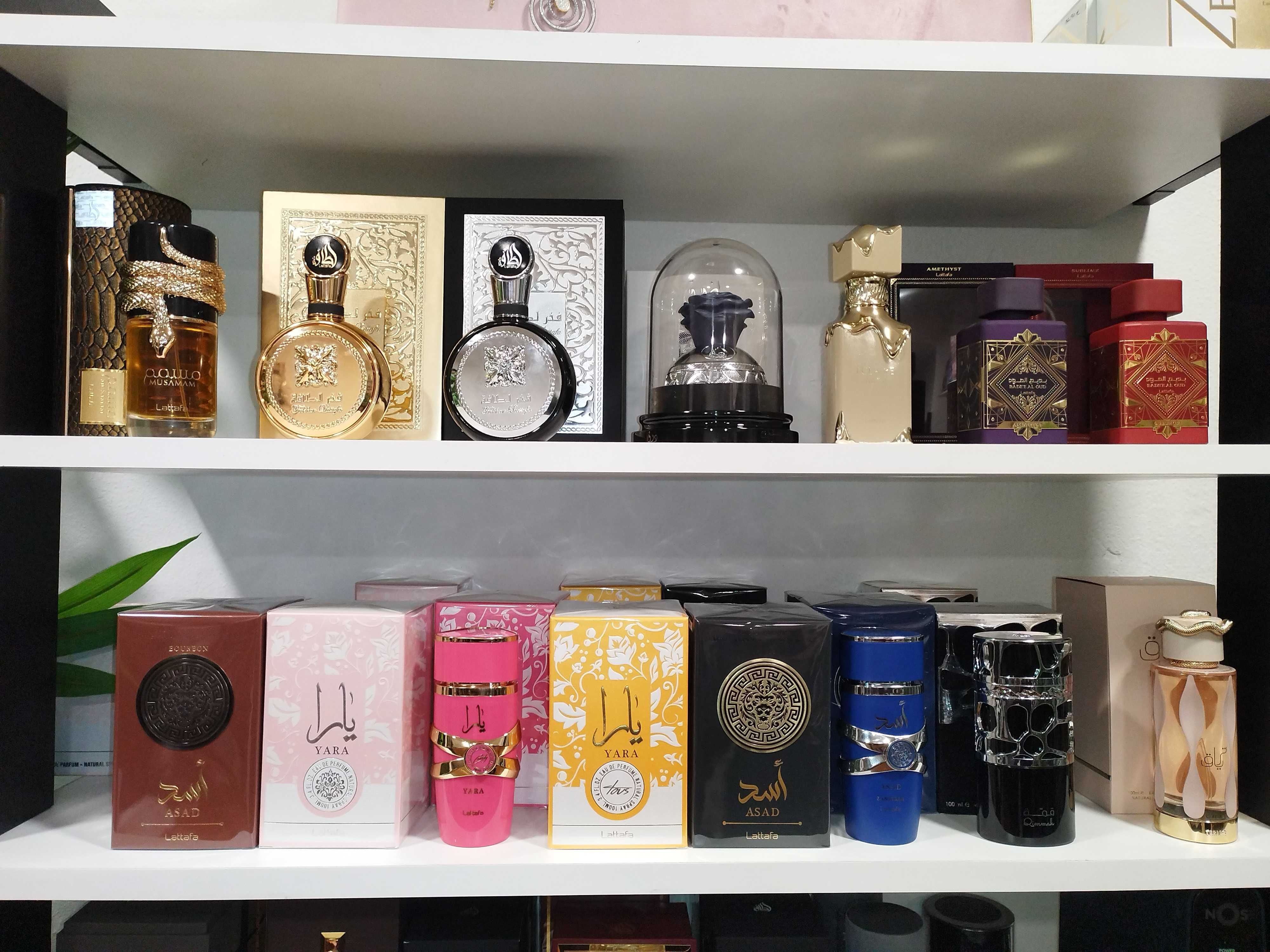 perfumes árabes Lattafa e outros