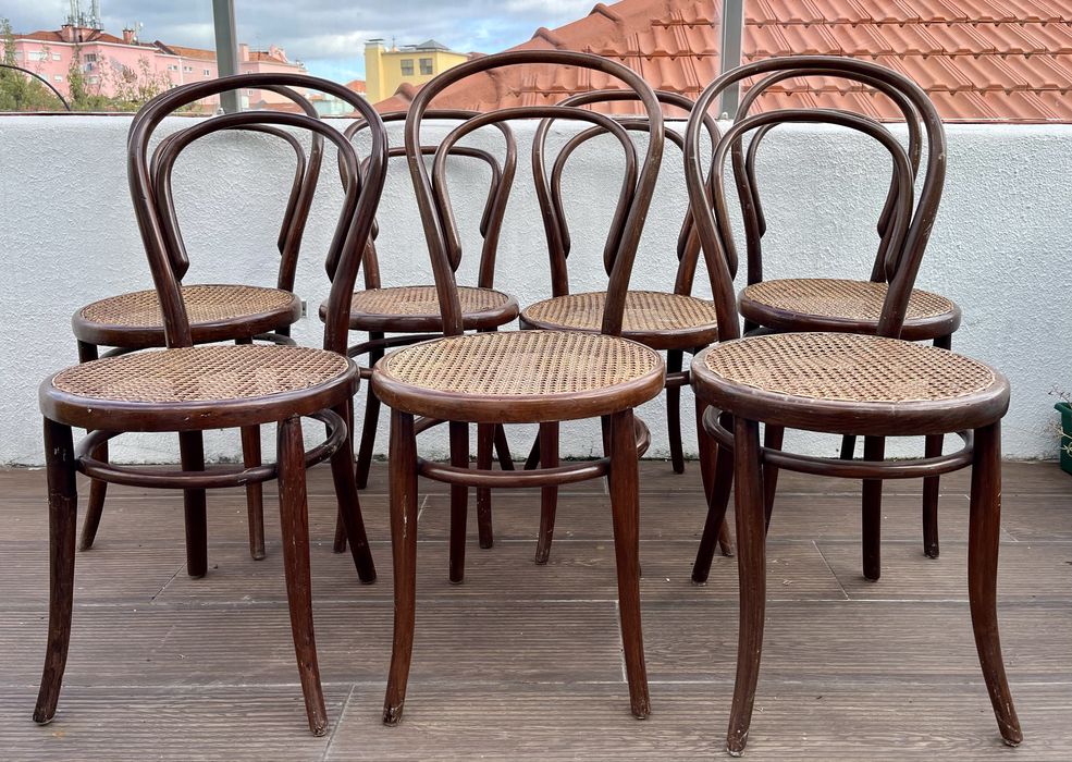 Cadeira Thonet palhinha