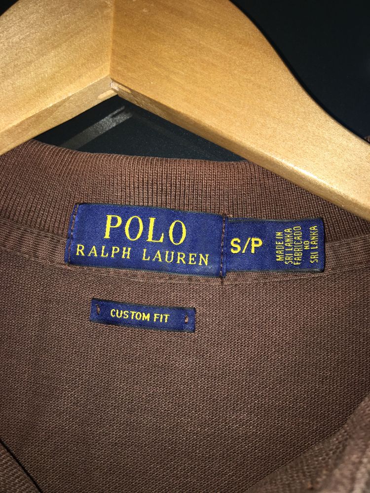 Футболка Polo коричневая. Оригинал