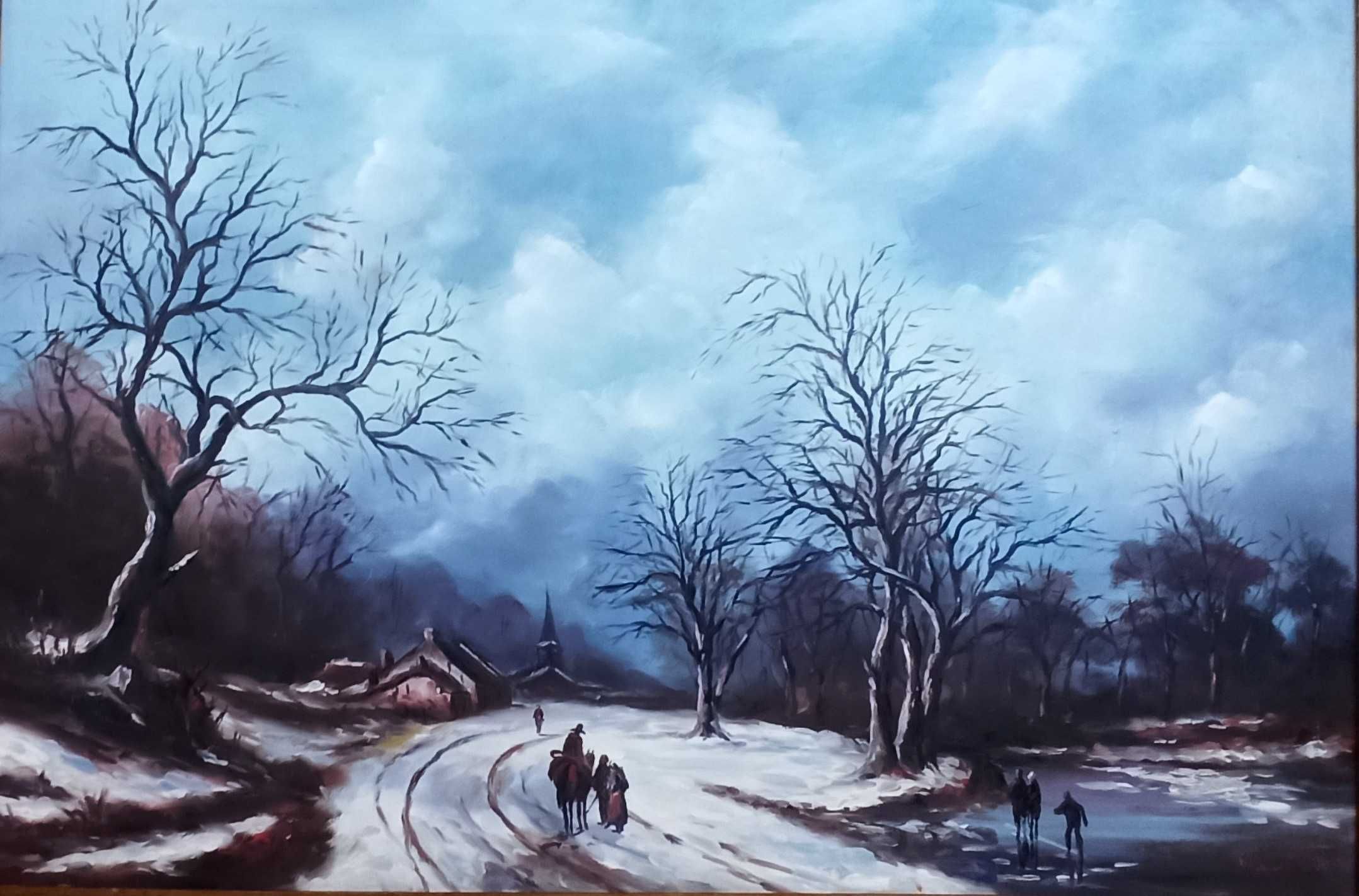 Oleo sobre tela - Paisagem