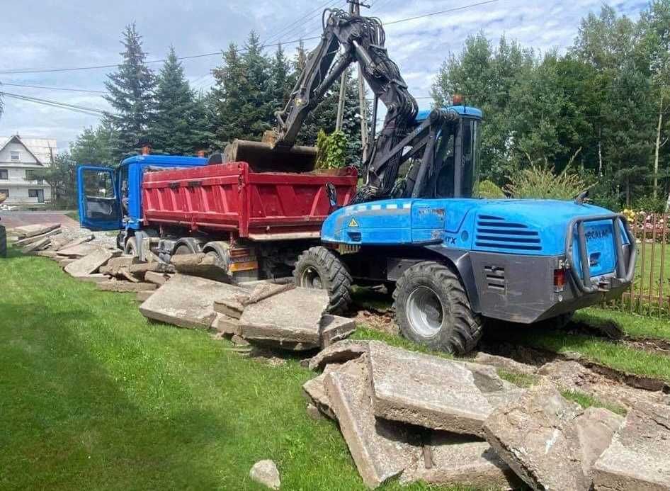 Roboty Ziemne Usługi Koparką, Wyburzanie budynków, Kruszywa, Tłuczeń