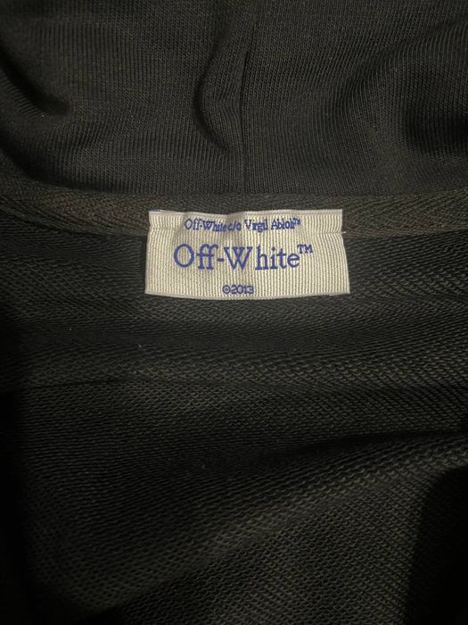 off white hoodie black/multicolour