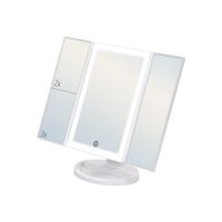 Espelho de Maquilhagem com Fita de Luz LED e Ampliação