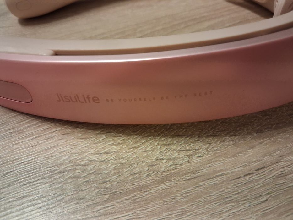 Wentylator Na Szyję JISULIFE Bezłopatkowy LED 100 Biegów USB 5000mAh C