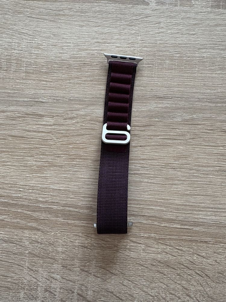 Bordowy pasek do Apple Watch 38/40/41
