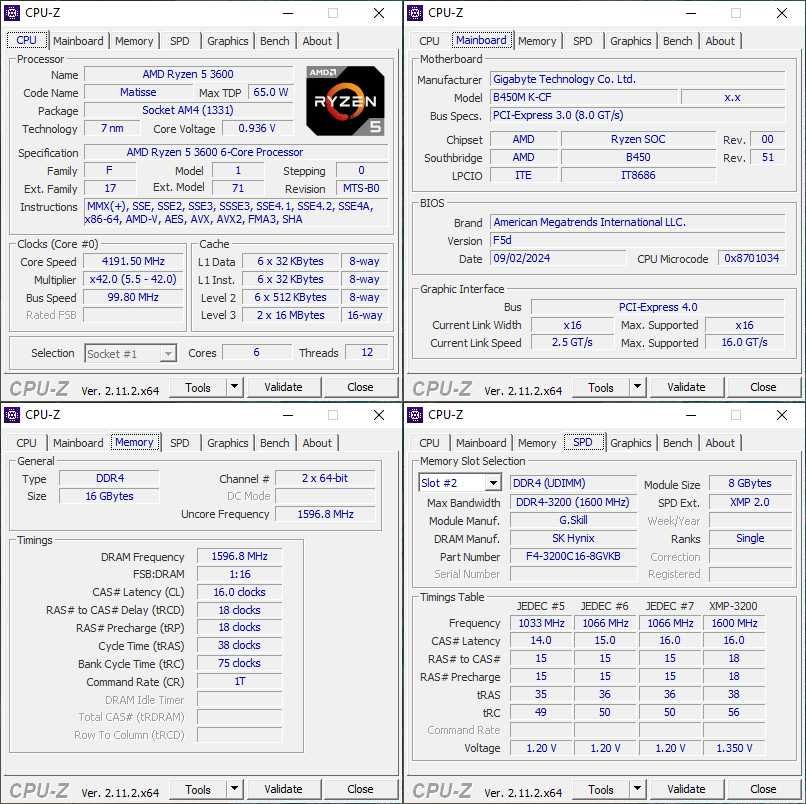 3060Ti / Ryzen 5 3600 / 16GB RAM / 1TB SSD