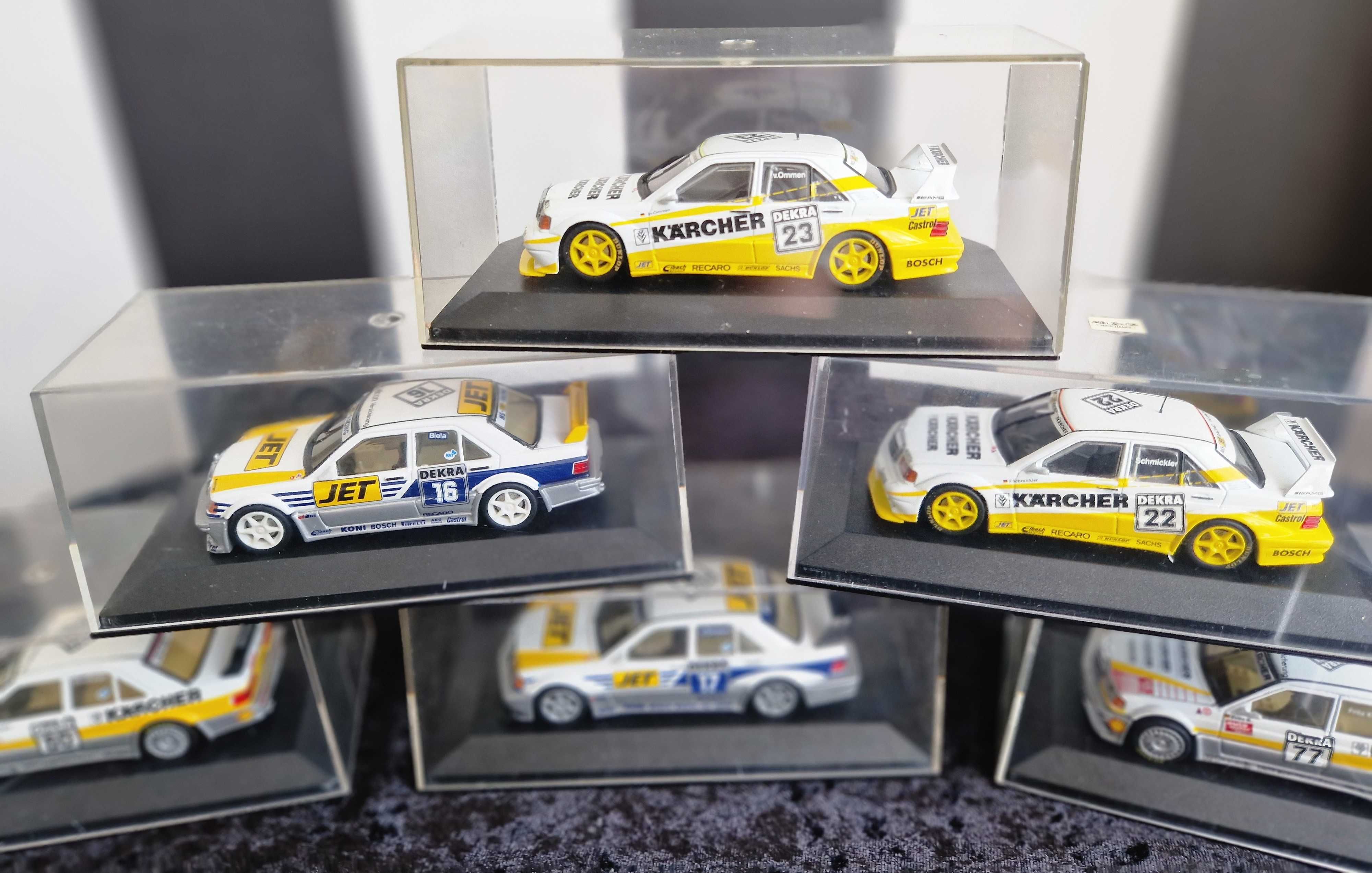 8 x Mercedes Benc  190 DTM Evo 2  MINICHAMPS 1:43