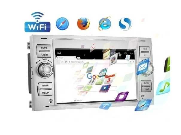 Uniwersalne Radio samochodowe M100 silver FordFiestaGalaxyKuga Transit