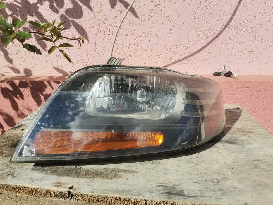 Фара ліва Авео Т200 рестайл (короткий поворотник)