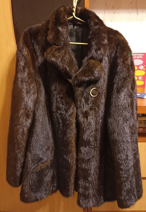 Норковый полушубок