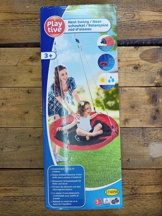 NOWA Huśtawka bocianie gniazdo Playtive średnica 113 cm do 150 kg