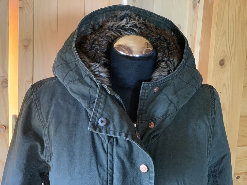 Kurtka zimowa parka futerko ONLY