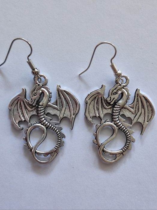 Kolczyki smoki duże