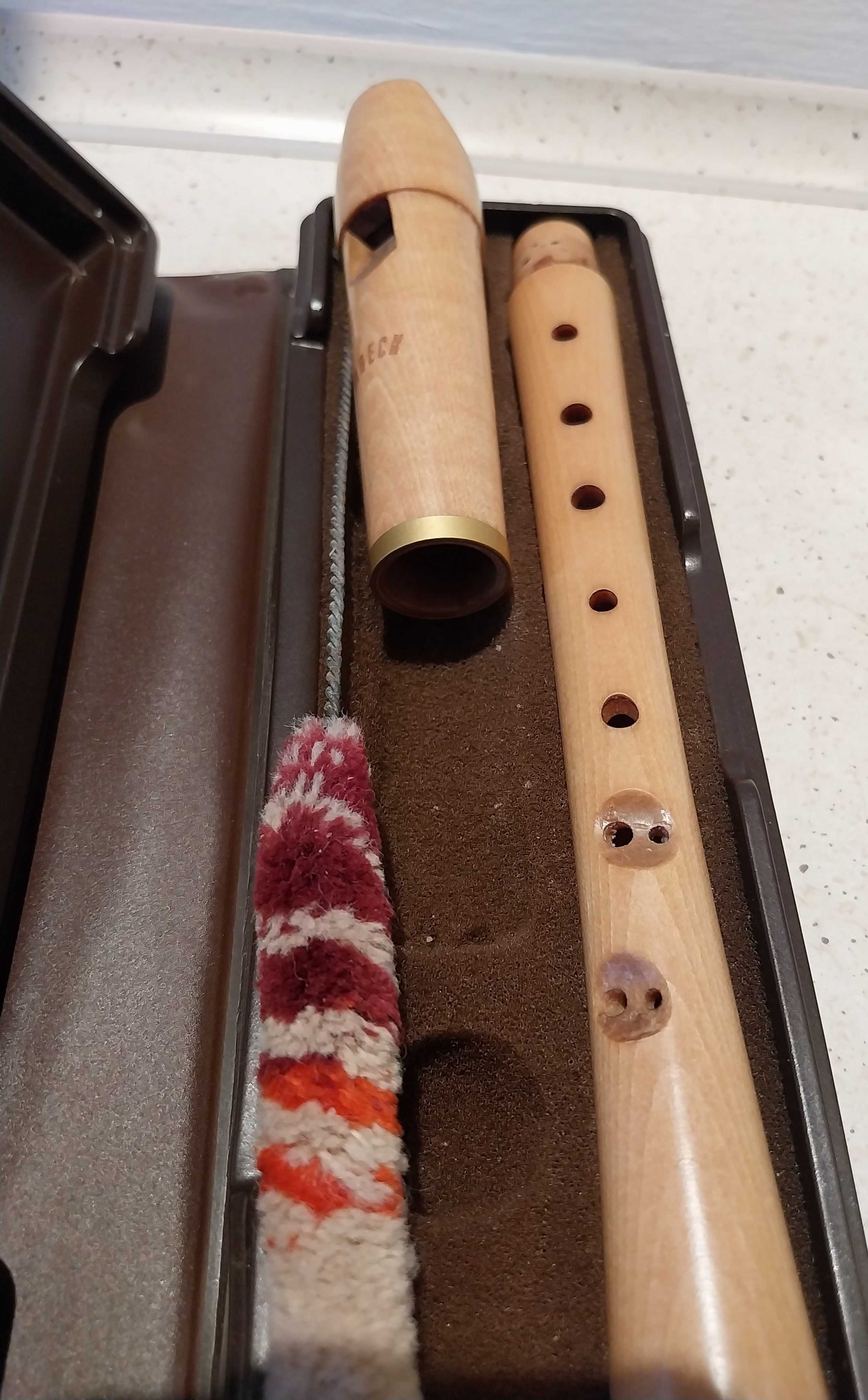 Flet moeck tuju barock sopran 70s etui