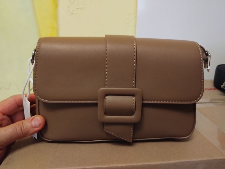 Клатч коричневий