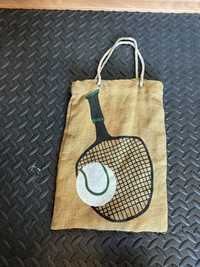 Stara unikatowa torba Tenis rakieta tenisowa
