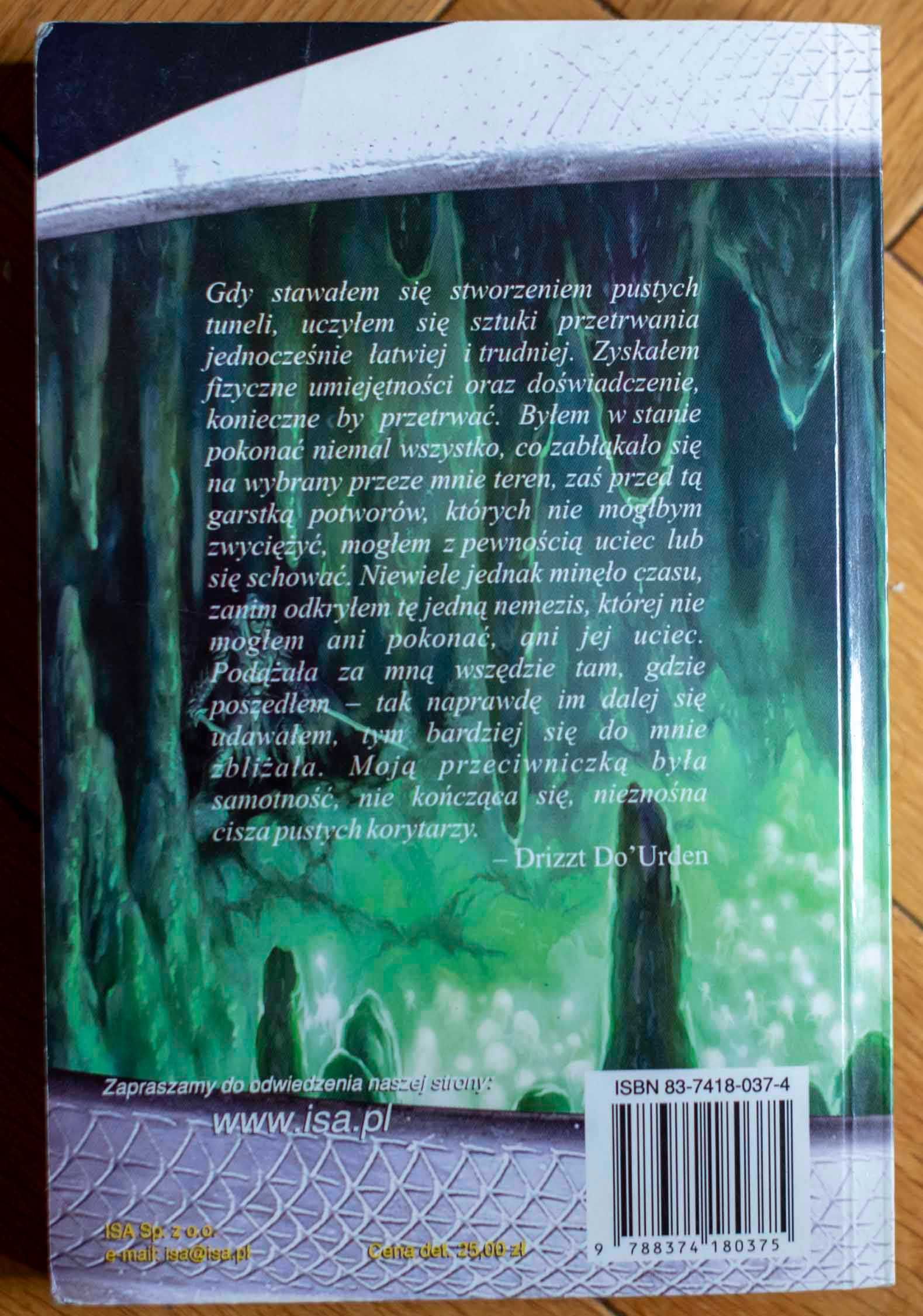 Legendy Drizzta 2 Wygnanie Salvatore ISA Fantastyka Forgotten Realms