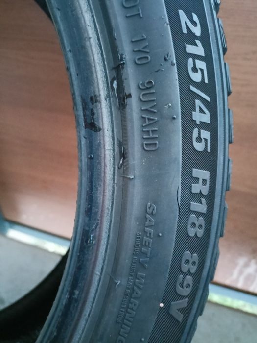 Opony zimowe 18 cali 215/45/18