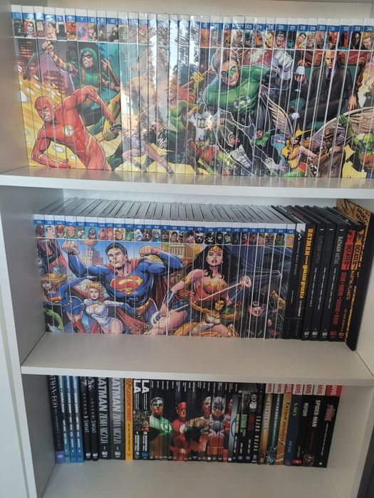 kolekcja komiksów dc bohaterowie I złoczyńcy tom od 1-65 (40zl szt.)