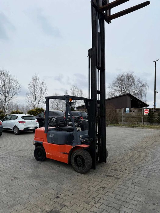 wózek widłowy HALLA FG25 Triplex 4.30m przesuw 2500kg 1999' rok NISSAN