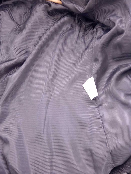 Пальто чорне осіннє шерстяне Emis/ 52 р.