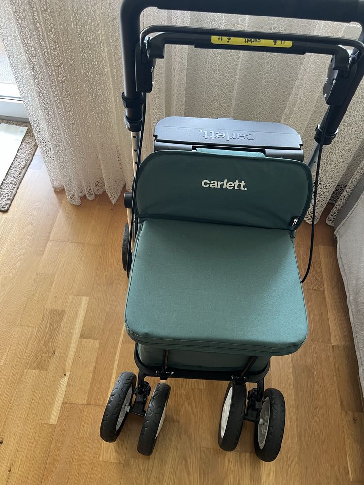 Wozek-chodzik Carlett 4 kola z siedziskiem