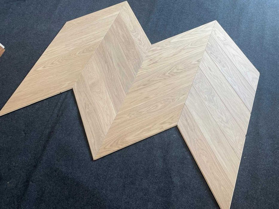 Jodełka francuska dębowa 14x120x600 Select Raw Wood Lakier [117 m2 ]