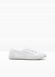 B.P.C trampki materiałowe damskie białe sneakersy z haftem 40.