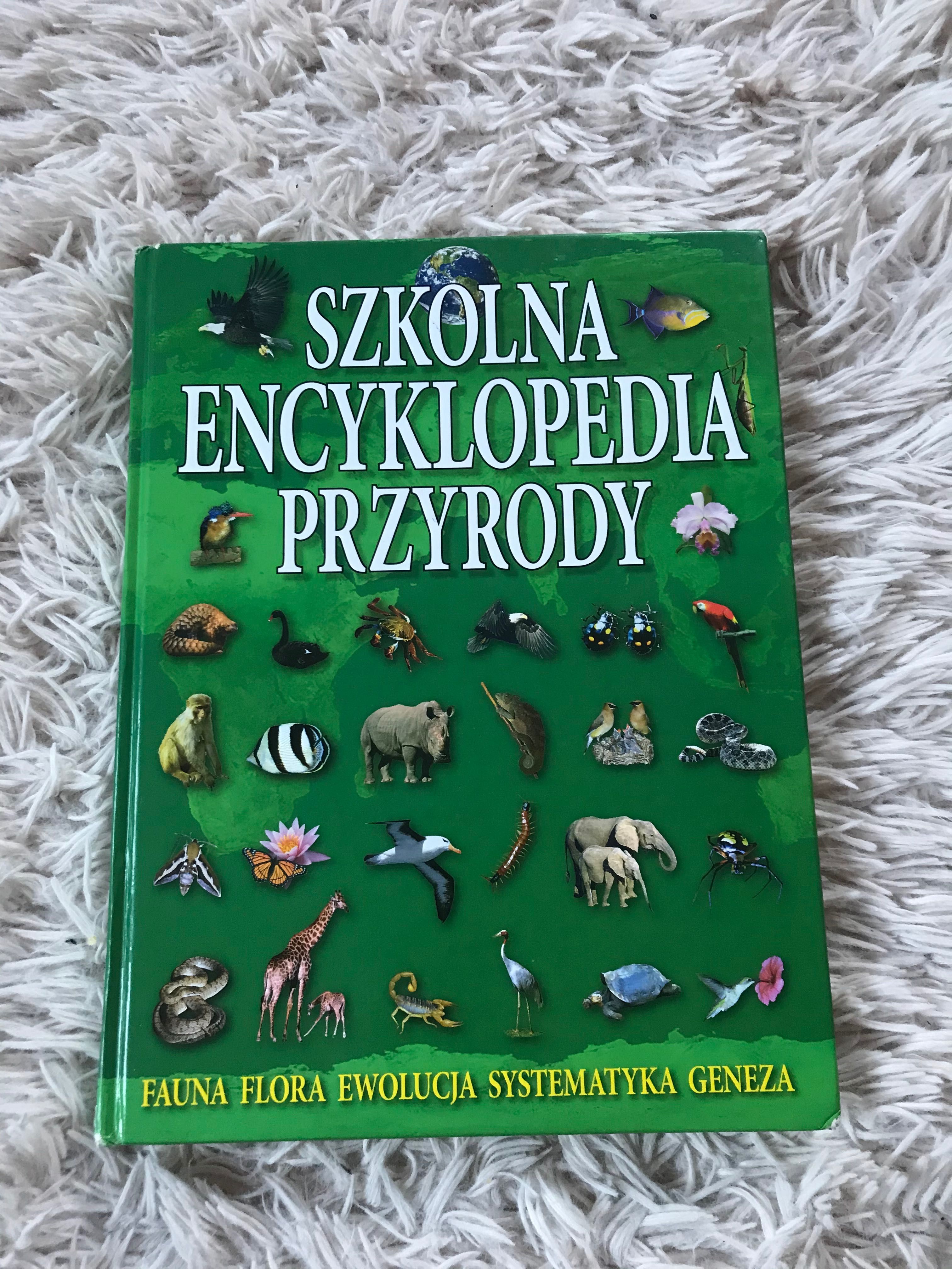 Książka szkolna encyklopedia przyrody