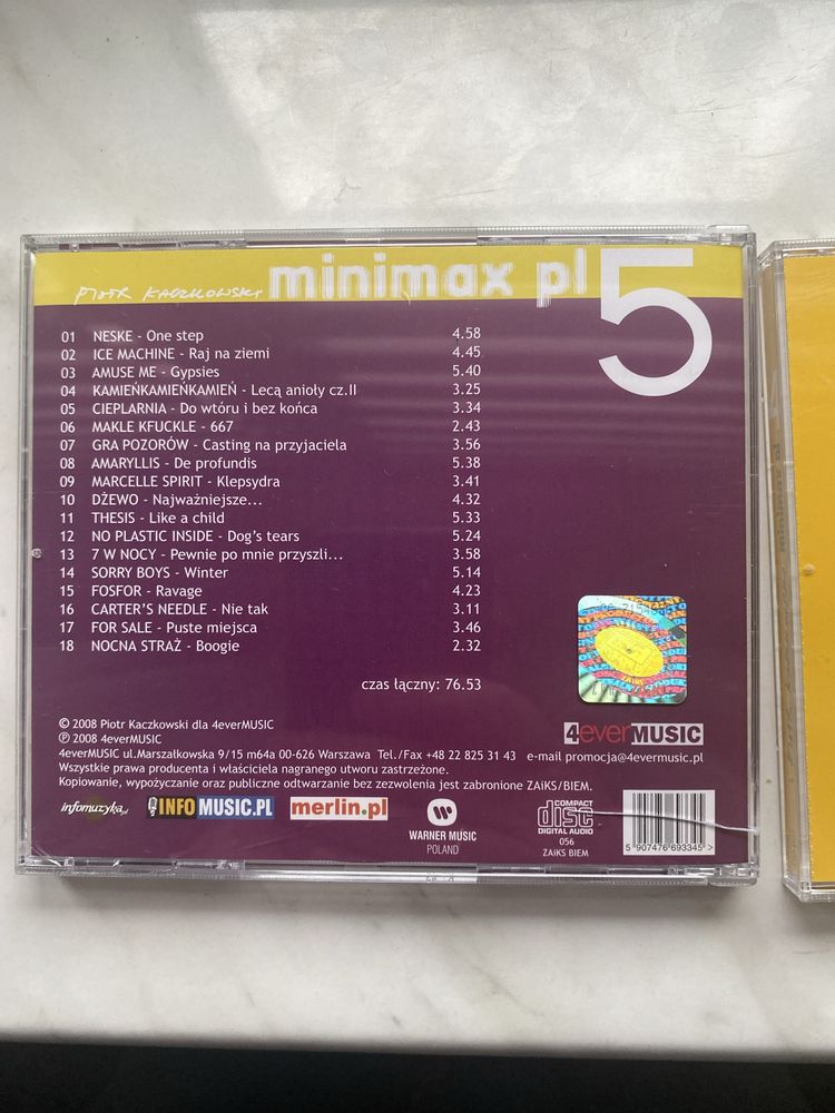 Płyty CD Składanka 3szt. Minimax