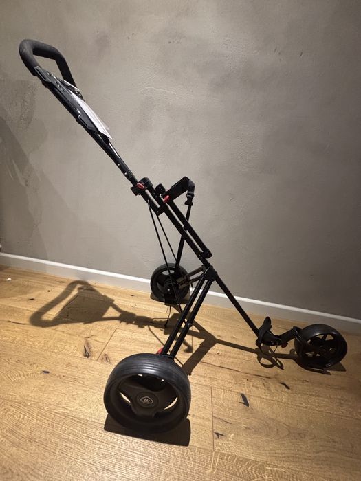 Kije do golfa, wózek, zestaw rekawice piłki