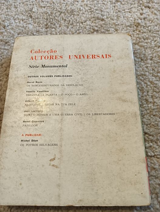 Os Mercenários Jean Larteguy livro antigo Livraria Bertrand*