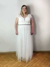 Suknia slubna Plus Size 46 r