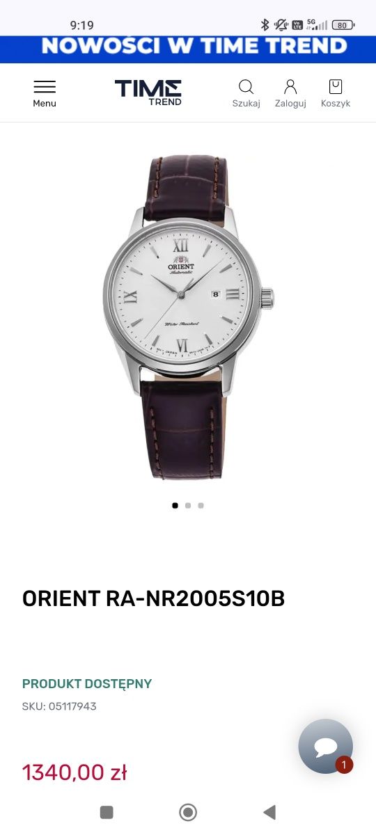 Zegarek ORIENT Automatic