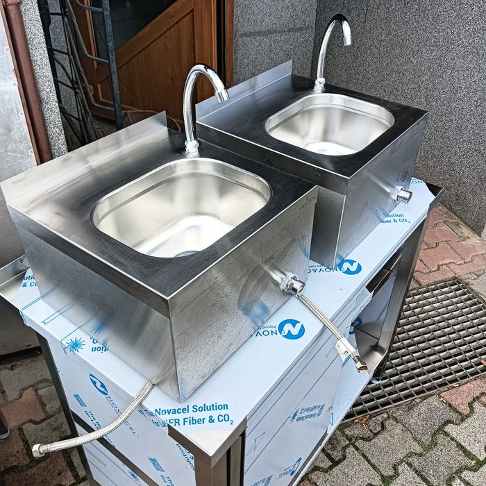 Umywalka wisząca bezdotykowa Kolanowa do rąk 40x40