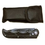 Nóż sprężynowy automat 21cm Składany EDC survival + pokrowiec (N1877)