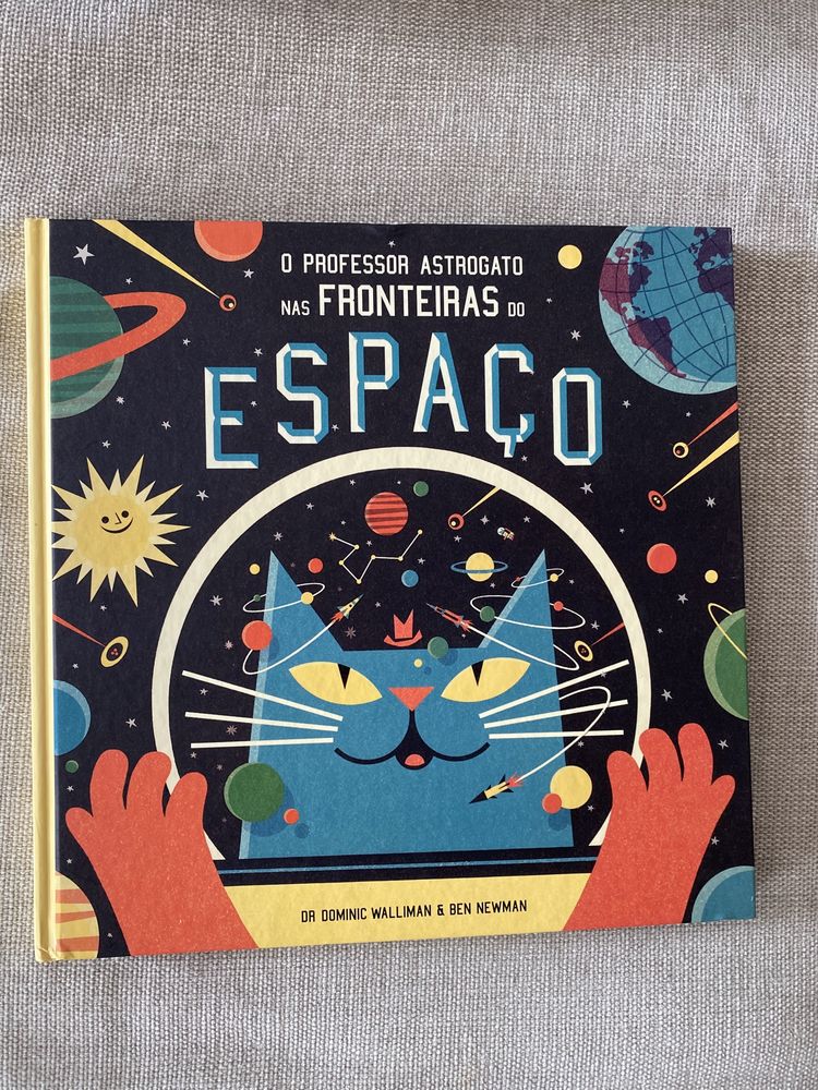 Livro infantil “o professor astrogato nas fronteiras do espaço”