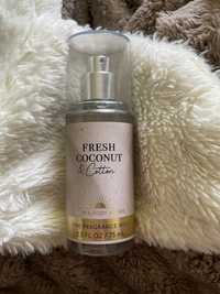 спрей мист bbw bath and body works fresh coconut cotton