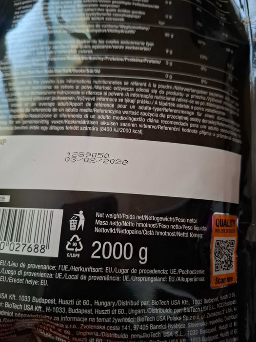 Maltodextrin 2000g Scitec