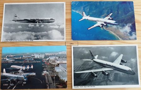 Lotes de postais (ou fotos) de antigos de aviões (Old Posts Cards)